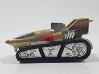 2000 Hot Wheels Treadator Gold Die Cast Toy Car Vehicle