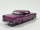 2009 Hot Wheels Treasure Hunt '55 Chevy Metalflake Magenta Pink Die Cast Toy Classic Car Vehicle