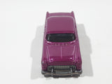 2009 Hot Wheels Treasure Hunt '55 Chevy Metalflake Magenta Pink Die Cast Toy Classic Car Vehicle