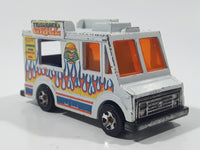 2011 Hot Wheels HW City Works Good Humor Truck Friburger's Grill White Catering Food Truck Die Cast Toy Car Vehicle