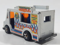 2011 Hot Wheels HW City Works Good Humor Truck Friburger's Grill White Catering Food Truck Die Cast Toy Car Vehicle