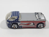 2002 Hot Wheels Star Spangled Deora II Silver Die Cast Toy Car Vehicle