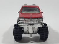 1998 Matchbox Rugged Riders Chevy K-1500 Truck Red Die Cast Toy Truck Vehicle