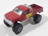 1998 Matchbox Rugged Riders Chevy K-1500 Truck Red Die Cast Toy Truck Vehicle