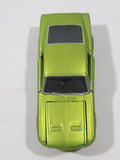 2019 Castline 1968 Ford Mustang Lime Green Die Cast Toy Car Vehicle with Opening Doors and Hood Missing Motor and Seats