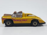 1981 Hot Wheels Cannonade Yellow Die Cast Toy Race Car Vehicle w/ Opening Hood - Hong Kong