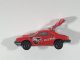 Vintage Majorette No. 220 Mustang SVO Red 1/59 Scale Die Cast Toy Car Vehicle with Opening Hatch