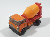 Vintage Universal Products No. M1006 Cabover Semi Truck Cement Mixer Orange Red YellowDie Cast Toy Car Vehicle Made in Hong Kong