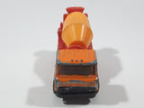 Vintage Universal Products No. M1006 Cabover Semi Truck Cement Mixer Orange Red YellowDie Cast Toy Car Vehicle Made in Hong Kong