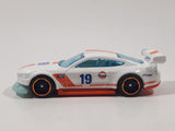 2019 Hot Wheels Muscle Mania Custom '18 Ford Mustang GT Gulf White Die Cast Toy Car Vehicle