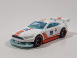 2019 Hot Wheels Muscle Mania Custom '18 Ford Mustang GT Gulf White Die Cast Toy Car Vehicle