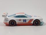 2019 Hot Wheels Muscle Mania Custom '18 Ford Mustang GT Gulf White Die Cast Toy Car Vehicle