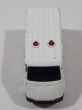 Majorette Sonic Flashers No. 243 Ford Transit Van Ambulance White Die Cast Toy Car Vehicle