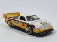 1999 Hot Wheels First Editions Pikes Peak Tacoma Pennzoil Truck Yellow White Die Cast Toy Race Car Vehicle