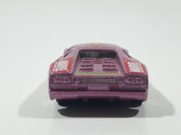 2002 Maisto Ultimate Marvel Lamborghini Diablo Green Goblin Metallic Purple Pink 1/64 Scale Die Cast Toy Dream Super Car Vehicle
