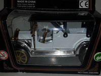 Tin Toys T-295-298(WB) Model T White Die Cast Toy Car Vehicle