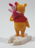 2000 McDonald's Disney Winnie The Pooh and Piglet 3 1/2" Tall Plastic Toy Figure Puzzle Piece