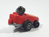 1985 McDonalds Happy Meal Fast Macs The Hamburglar Character Red Pull Back Toy Car