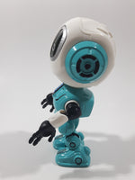 Ming Ying Talking Metal Robot 6 4 3/4" Tall Toy Action Figure with Light Up Eyes