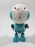 Ming Ying Talking Metal Robot 6 4 3/4" Tall Toy Action Figure with Light Up Eyes