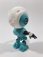 Ming Ying Talking Metal Robot 6 4 3/4" Tall Toy Action Figure with Light Up Eyes