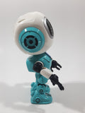 Ming Ying Talking Metal Robot 6 4 3/4" Tall Toy Action Figure with Light Up Eyes