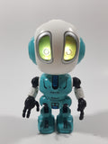 Ming Ying Talking Metal Robot 6 4 3/4" Tall Toy Action Figure with Light Up Eyes