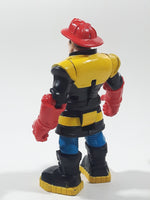 2010 Mattel Rescue Heroes Billy Blaze Fireman Firefighter 5" Tall Toy Figure