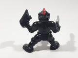 1994 F-P Fisher Price Great Adventures Black Medieval Knight 2 3/8" Tall Toy Action Figure