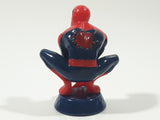 2012 Marvel Spider-Man Crouching 3" Tall Plastic Toy Figure