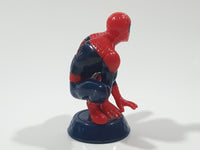 2012 Marvel Spider-Man Crouching 3" Tall Plastic Toy Figure