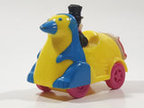 1991 McDonald's Batman Returns Penguin in Umbrella Roto-Roadster Car 3" Long Plastic Toy Figure Vehicle