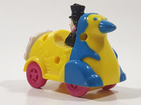 1991 McDonald's Batman Returns Penguin in Umbrella Roto-Roadster Car 3" Long Plastic Toy Figure Vehicle