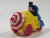 1991 McDonald's Batman Returns Penguin in Umbrella Roto-Roadster Car 3" Long Plastic Toy Figure Vehicle