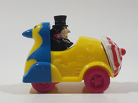 1991 McDonald's Batman Returns Penguin in Umbrella Roto-Roadster Car 3" Long Plastic Toy Figure Vehicle