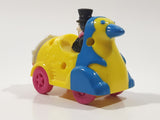 1991 McDonald's Batman Returns Penguin in Umbrella Roto-Roadster Car 3" Long Plastic Toy Figure Vehicle