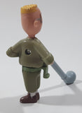 1999 McDonald's Disney Recess Gus with Golf Club 3 1/4" Tall Toy Figure