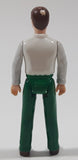 Fisher Price Loving Family Sweet Streets Horse & Carriage Man White Shirt Green Pants 3" Tall Toy Figure