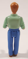 Fisher Price Loving Family Sweet Streets Man Light Green Shirt Blue Pants 3" Tall Toy Figure