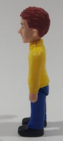 Kid Connection Dad Father Yellow Shirt Blue Pants Man 3 1/4" Tall Toy Figure