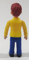 Kid Connection Dad Father Yellow Shirt Blue Pants Man 3 1/4" Tall Toy Figure