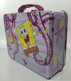 SpongeBob SquarePants Wonders Of The Sea Embossed Tin Metal Lunch Box Container