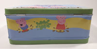 Peppa Pig Oink! Jump! Oink! Embossed Tin Metal Lunch Box Container