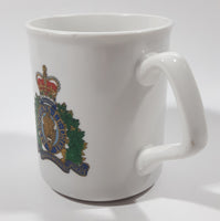 Vintage RCMP Royal Canadian Mounted Police 3 3/4" Tall Ceramic Coffee Mug Cup