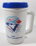 1992 World Series MLB Toronto Blue Jays 1992 World Champions 7" Tall 22 Oz. Plastic Beverage Coffee Mug Cup with Lid