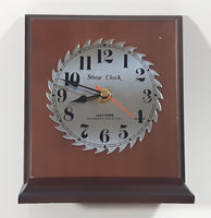 Sears Craftsman Shop Clock The Greatest Name In Tools Saw Blade Wood Plaque Desk Clock