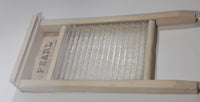 Antique Pearl Canadian Woodenware Wood Framed Glass Washboard 8 1/2" x 16 3/4"