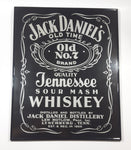 Jack Daniel's Old Time Old No. 7 Brand Quality Tennessee Sour Mash Whiskey 16 3/4" x 19 5/8" Black Framed Sign