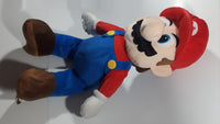 2015 Nintendo Super Mario Large 24" Tall Toy Stuffed Plush Character Pillow with Back Pocket