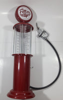 Rare Red Version Open 24 Hours Fill'er Up Filling Station Vintage Style Gas Pump Shaped Plastic Beverage Drink Liquor Dispenser